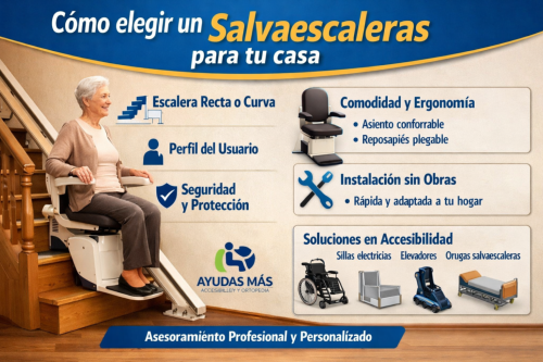 C�mo elegir un salvaescaleras para tu casa: gu�a pr�ctica para mejorar la accesibilidad
